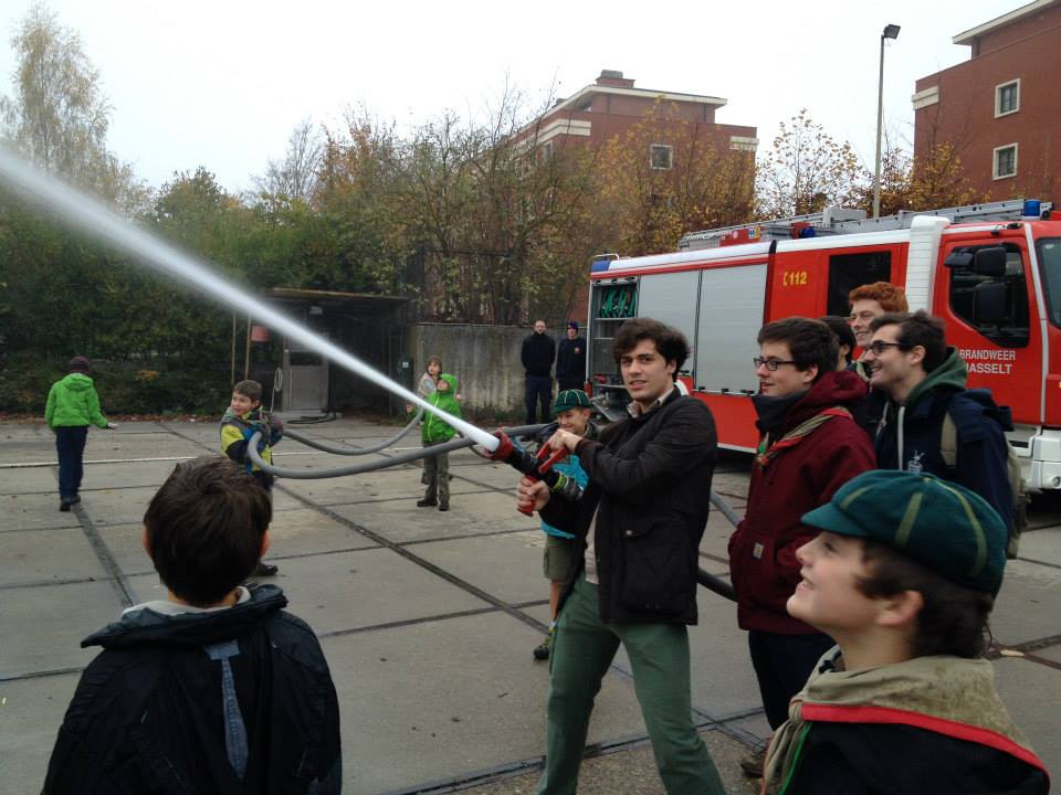 Sint-Martinus den XIIde - Bezoek Brandweer Welpen Kiewit